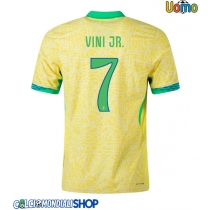 Maglie da calcio Brasile Vinicius Junior #7 Prima Maglia Copa America 2024 Manica Corta